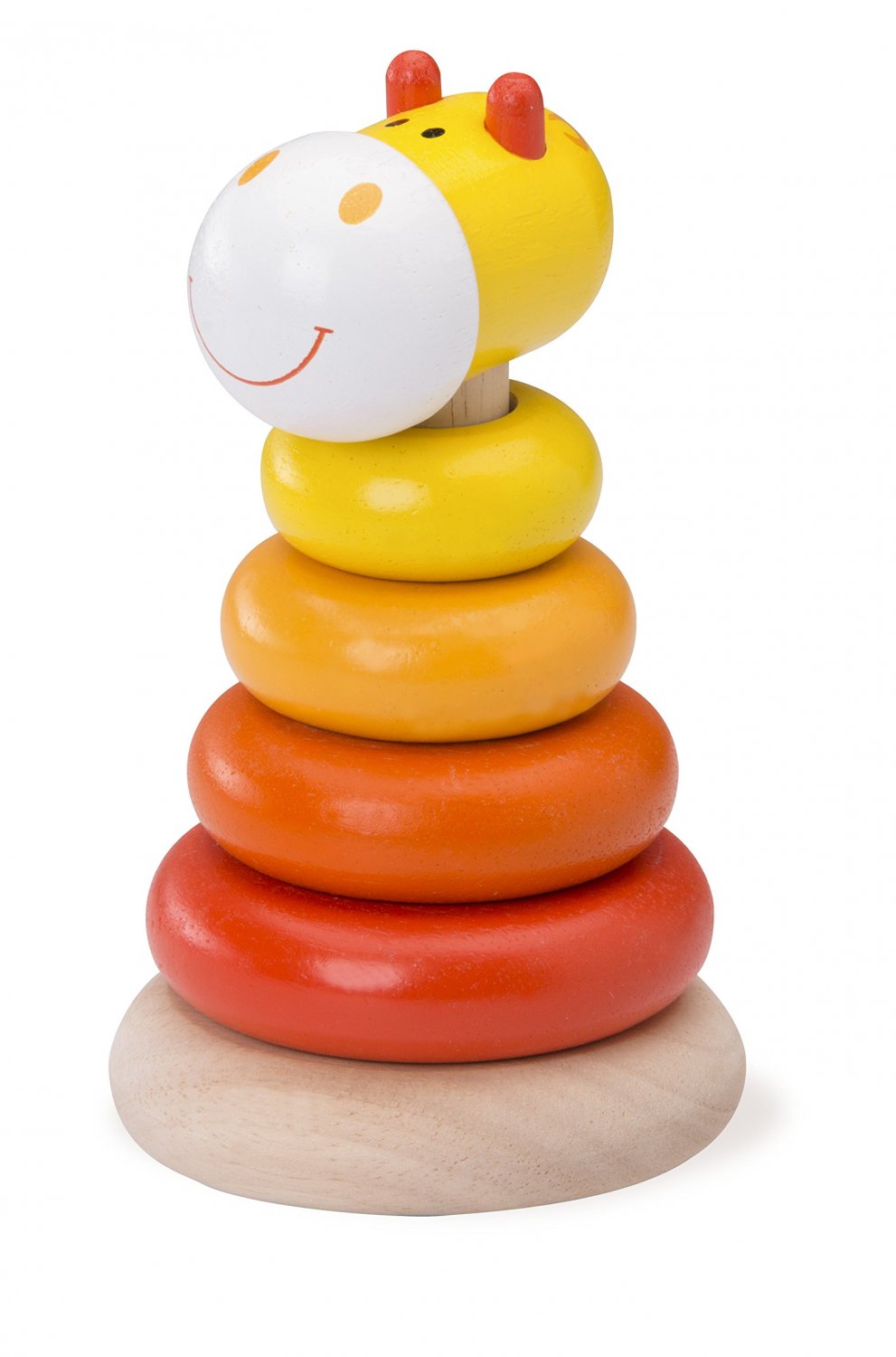 Wonderworld Giraffe Stacking Rings Toy Wonderworld