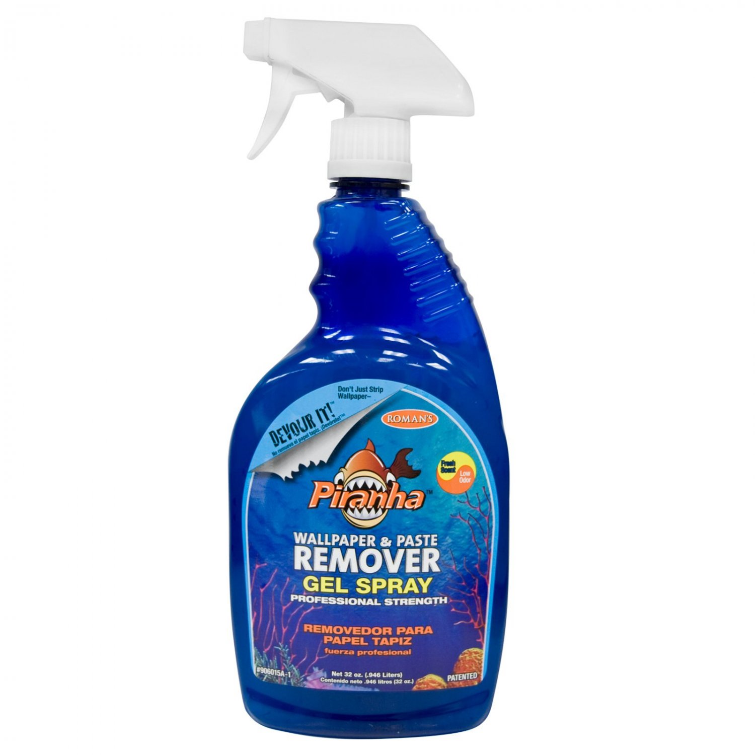 Piranha 206015 32 oz. Gel Spray Wallpaper and Paste Remover Piranha