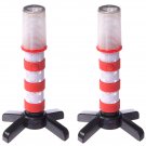 Road Flares: - 2 Red LED Road Flares Ideal for Auto Emergency Kit | This Road...