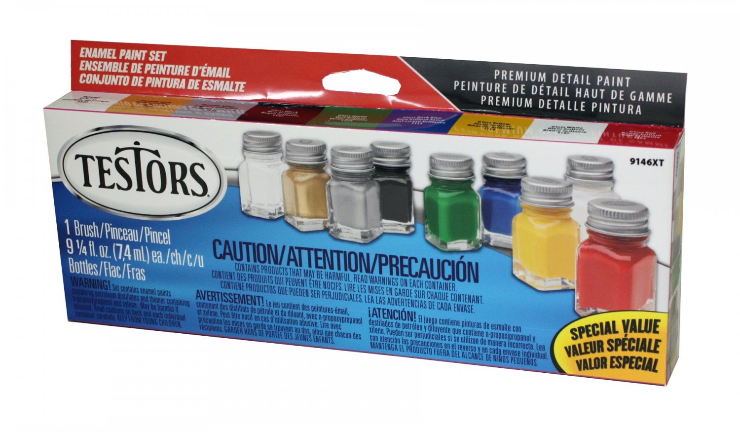 Testors Promotional Enamel Paint Set Testors