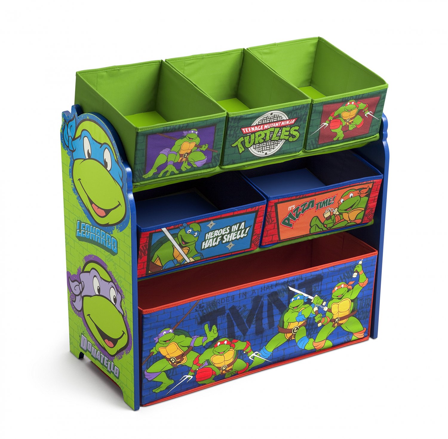 Delta Children Multi Bin Toy Organizer Nickelodeon Ninja Turtles Ninja Turtles