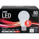 Feit Electric 60 Watt Replacement A19 LED Light Bulbs 6-Pack Feit Electric