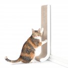4CLAWS BASICS Cat Scratcher - Cardboard Scratching Post (White Vertical Mount...