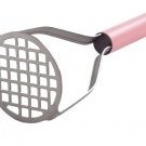 Best Manufacturers Waffle Head Masher 10-inch Pink Handle Best Manufacturers