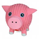 HuggleHounds Extremely Durable and Squeaky Ruff-Tex Hamlet The Pig Pet Toys