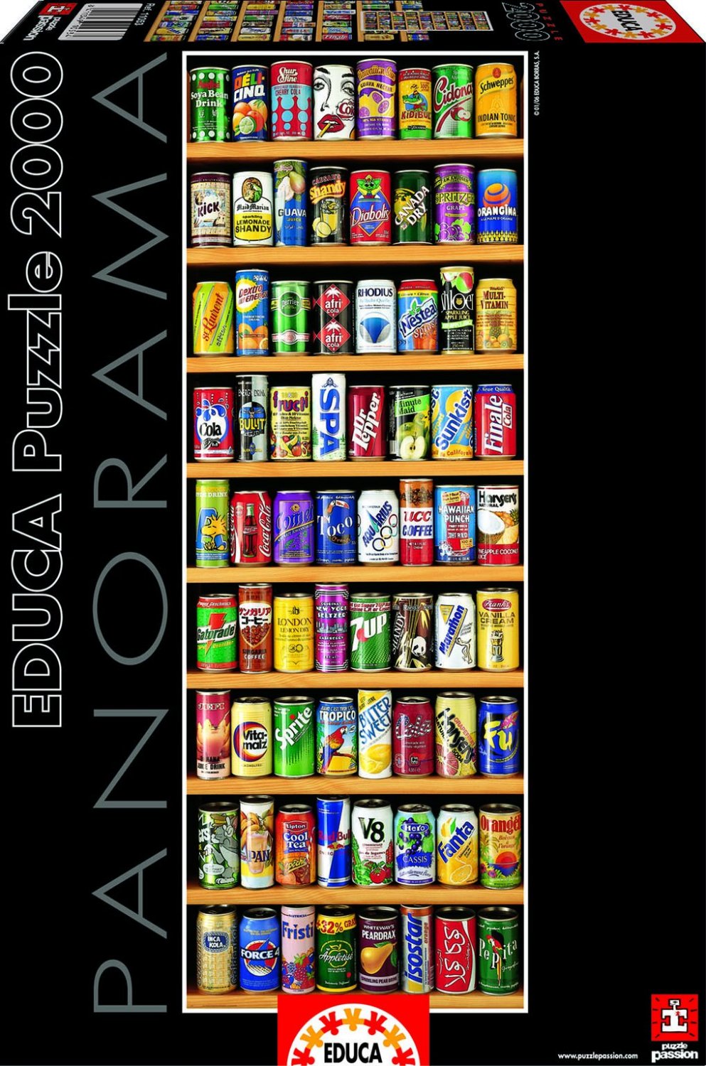 Soft Cans Panoramic Puzzle - 2000 Piece John N. Hansen