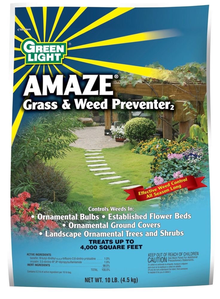 Green Light Amaze Grass and Weed Preventer 10 Pound Green Light