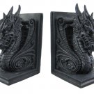 Gothic Dragon Bookends Midieval Castle Book Ends Evil Medieval Bellaa