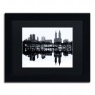 Trademark Fine Art Central Park West II Framed Art by David Ayash 11 by 14-In...