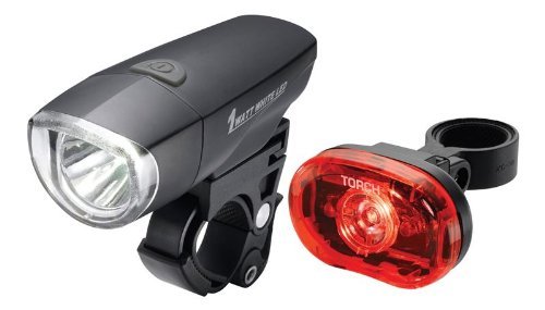 XLC 1 Watt Compact LED Headlight 1/2 Watt LED Tail light Black XLC