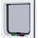 Cat Mate 4 Way Locking Cat Flap White Cat Mate