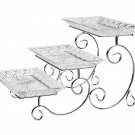 Godinger Dublin 3-Tier Server Clear/Silver Godinger