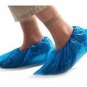 100x Blue Plastic Disposable Shoe Covers Carpet Cleaning Overshoe Protecting ...