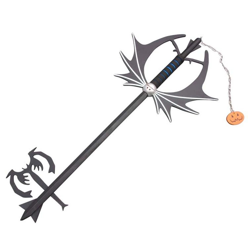 Kingdom Hearts Sora Pumpkin Head Key Wooden Cosplay Prop 92cm