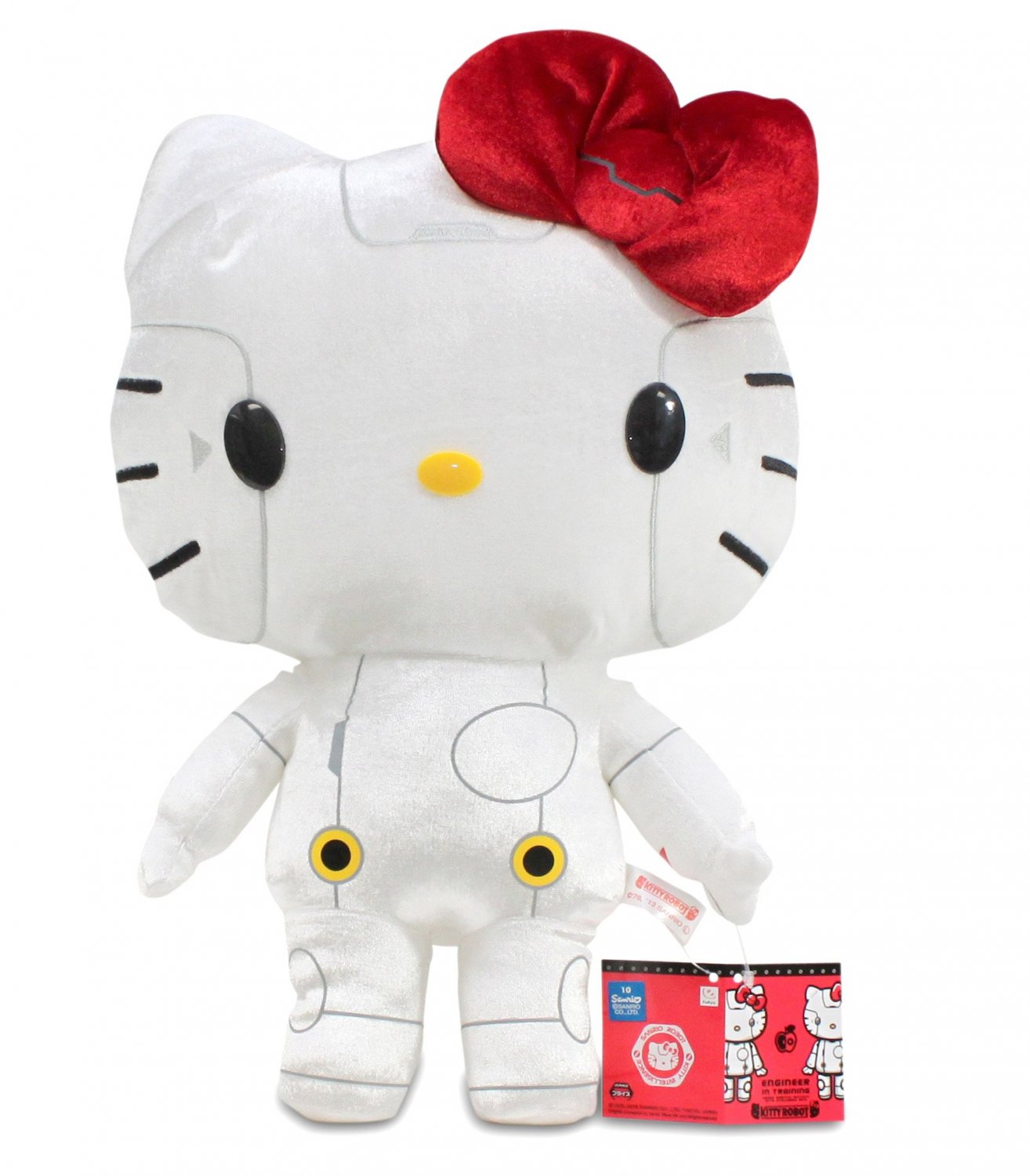 Furyu Hello Kitty Robot 16-Inch Plush White Furyu