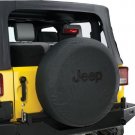 Jeep Wrangler Black Denim W/ Logo Spare Tire Cover 32-33 Inch Mopar OEM