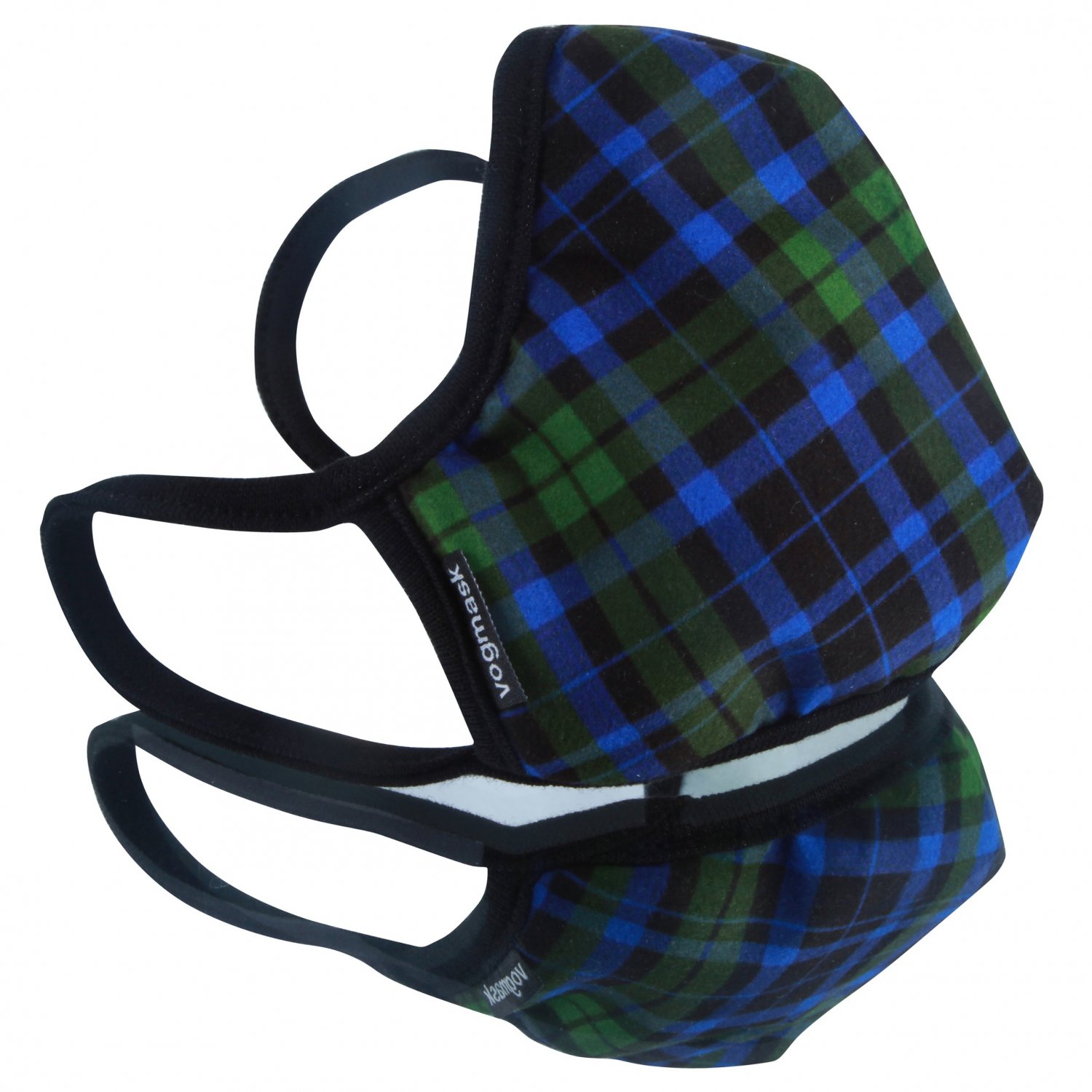 Vogmask Plaid Blue N99 / LARGE (over 120 lbs) Vogmask