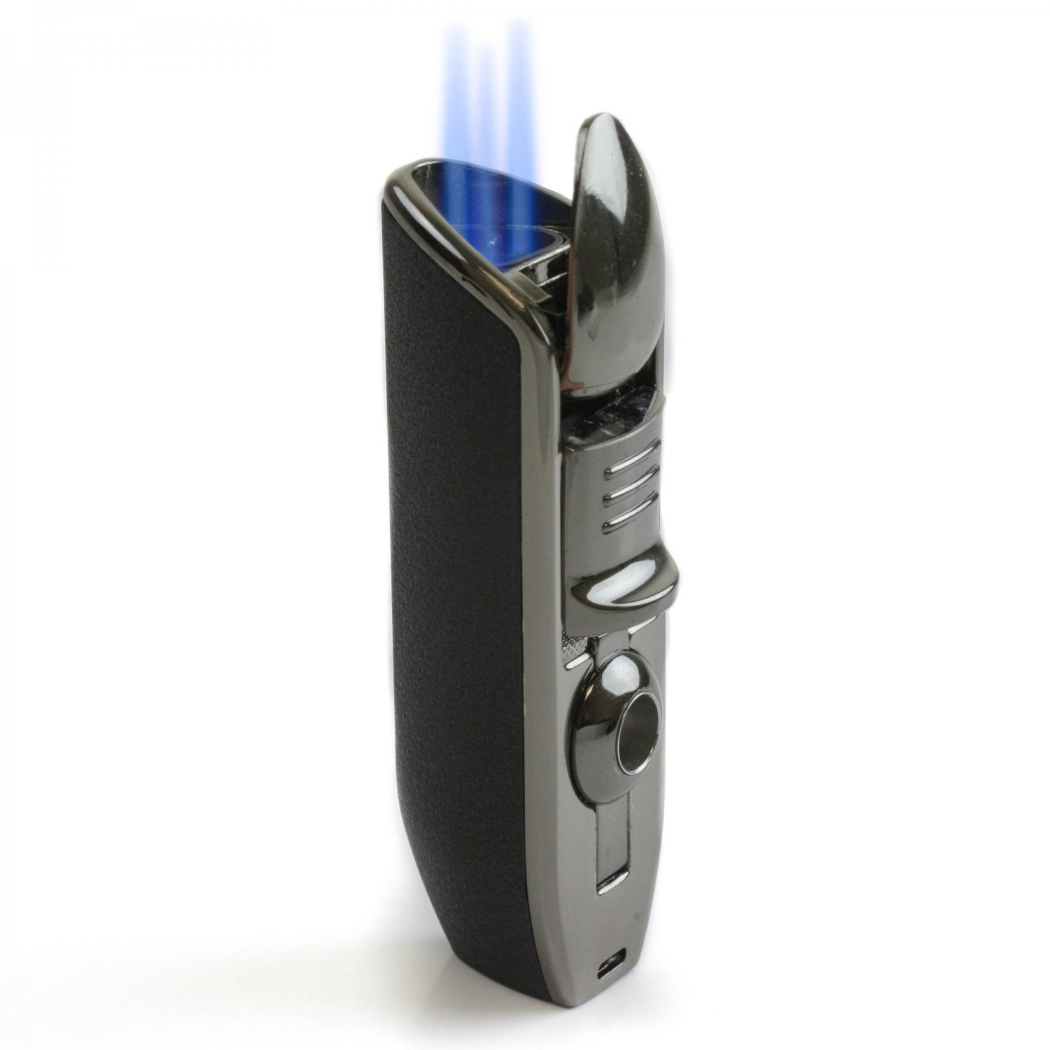 Scorch Torch Triple Jet Flame Butane Cigarette Torch Lighter with Cigar Punch...