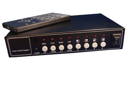 Evertech Office Home Video Security Camera Cctv Color Quad Splitter Processor...