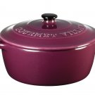 Gourmet Du Village Brie & Camembert Cheese Baker & Server Cabernet Purple