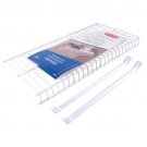 Rubbermaid Wire Shelving Linen 2 by 12-Inch Metal 4-foot by 12-inch