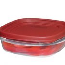 Rubbermaid Easy Find Lids Square 3-Cup Food Storage Container (Pack of 4)