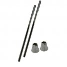 Plumb Pak PP22680 Sink Legs with Flanges Chrome Plumb Pak
