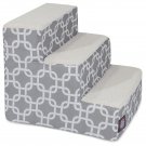 Majestic Pet Links Polyester Slipcover Pet Steps Gray 3 Step