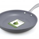 GreenPan Lima 10 Inch Hard Anodized Non-Stick Ceramic Fry Pan with Bonus Bamb...