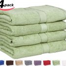 Utopia Towels Ringspun Cotton Bath Towels (30 x 56) Inch Sage Green Pack of 4