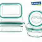 New Snaplock Lid: Tempered Glasslock Storage Containers 8pc (contains 4 conta...
