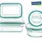 New Snaplock Lid: Tempered Glasslock Storage Containers 8pc (contains 4 conta...