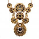 Girl Era Hot Fashion Clavicle Retro Jewelry Pendant Multi-disc Bib Temperamen...