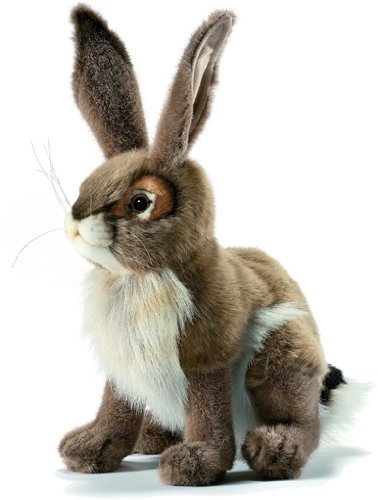 Hansa Blacktail Jack Rabbit Plush Animal Toy 12" Hansa