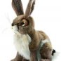 Hansa Blacktail Jack Rabbit Plush Animal Toy 12" Hansa