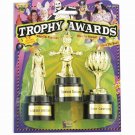 Forum Novelties Halloween Costume Trophy Awards 3-Pack One Size Forum