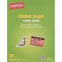 Staples Matte White Sticker Paper 30 Count 8.5 X 11 Staples
