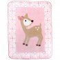 Luvable Friends Character High Pile Blanket Pink Deer 30x40" 30" x 40"