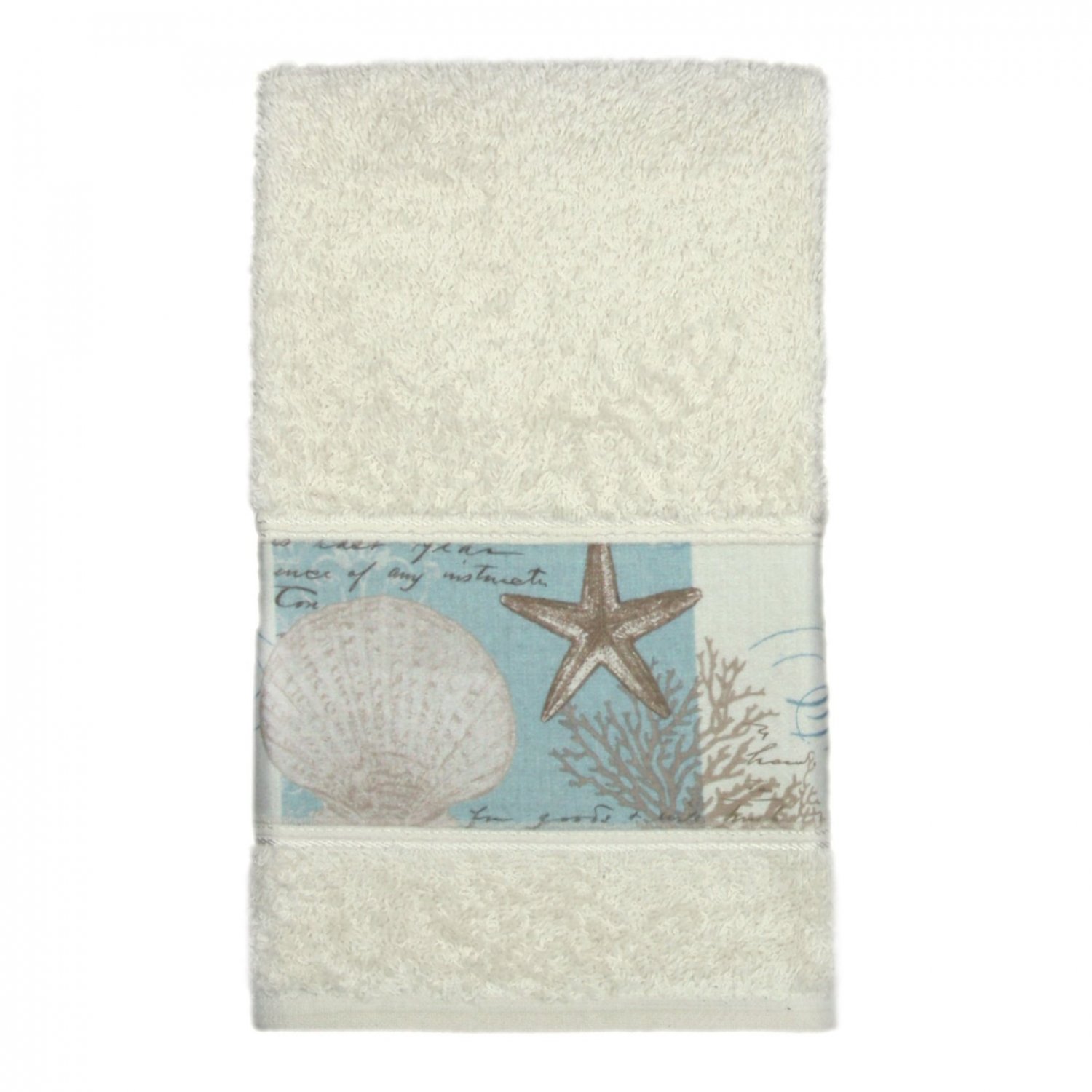Bacova Guild "Coastal Moonlight" Cotton Terry Hand Towel