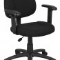 Boss Fabric Deluxe Posture Task Chair with Arms Black Boss Office Products