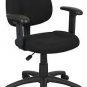 Boss Fabric Deluxe Posture Task Chair with Arms Black Boss Office Products