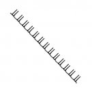 TruBind 1/2-Inch 3:1 Twin Loop Binding Wires - Pack of 100 Black (EW32L0102-BK)