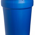 Eagle 1601MB Blue High Density Polyethylene Lab Pack Drum with Metal Lever-lo...