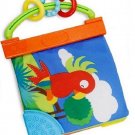 Cloth Baby Book - Teether Toy - Squeak Rattle Crinkle - Non-toxic Baby Books ...