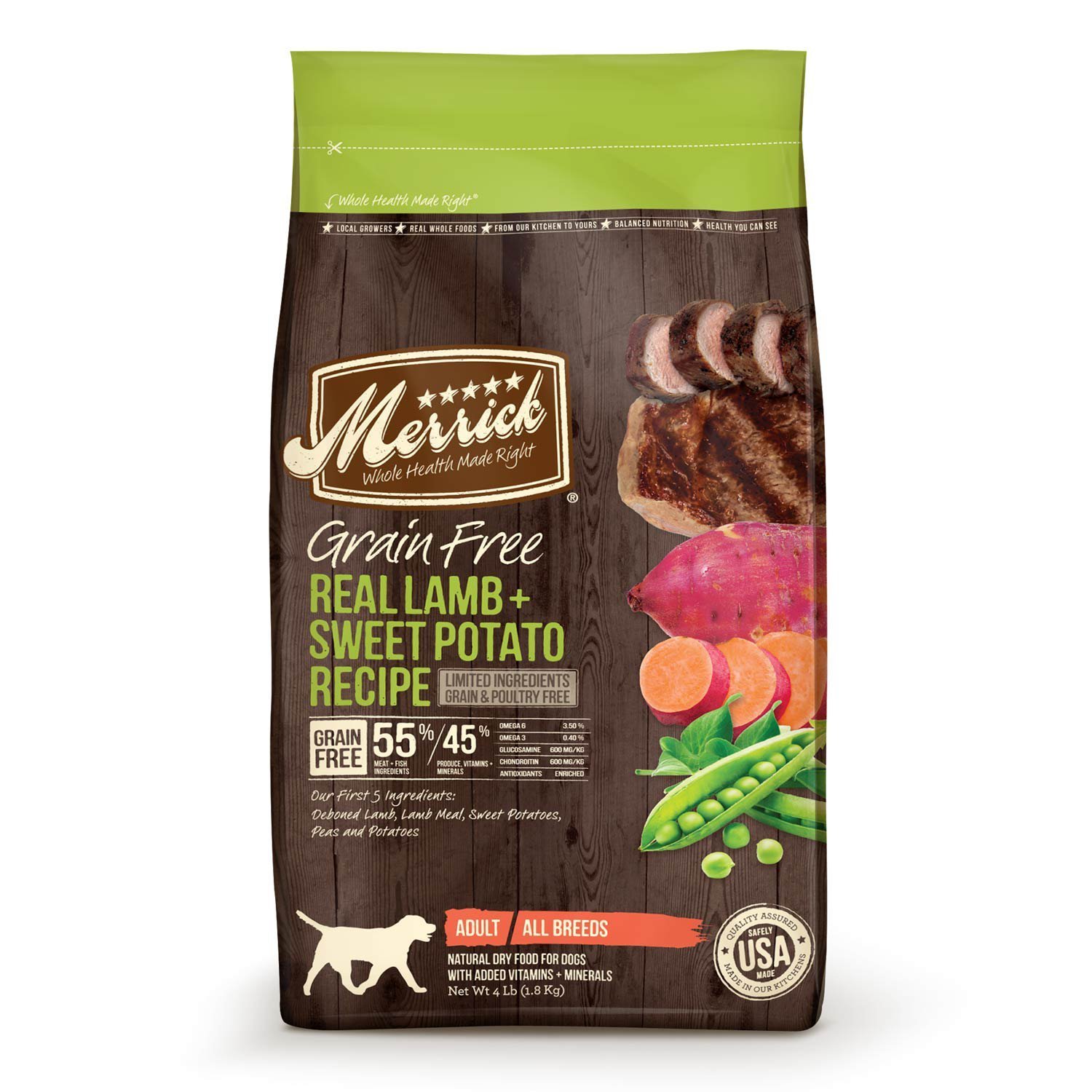 Merrick Grain Free Lamb and Sweet Potato Dry Dog Food 25Pound