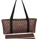 Mah Jongg Direct Set Soft Carrying Case (Case Only) Brown/Gold