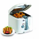 MaxiMatic EDF-888XT Elite Cuisine 8-Cup Cool Touch Deep Fryer White Maximatic
