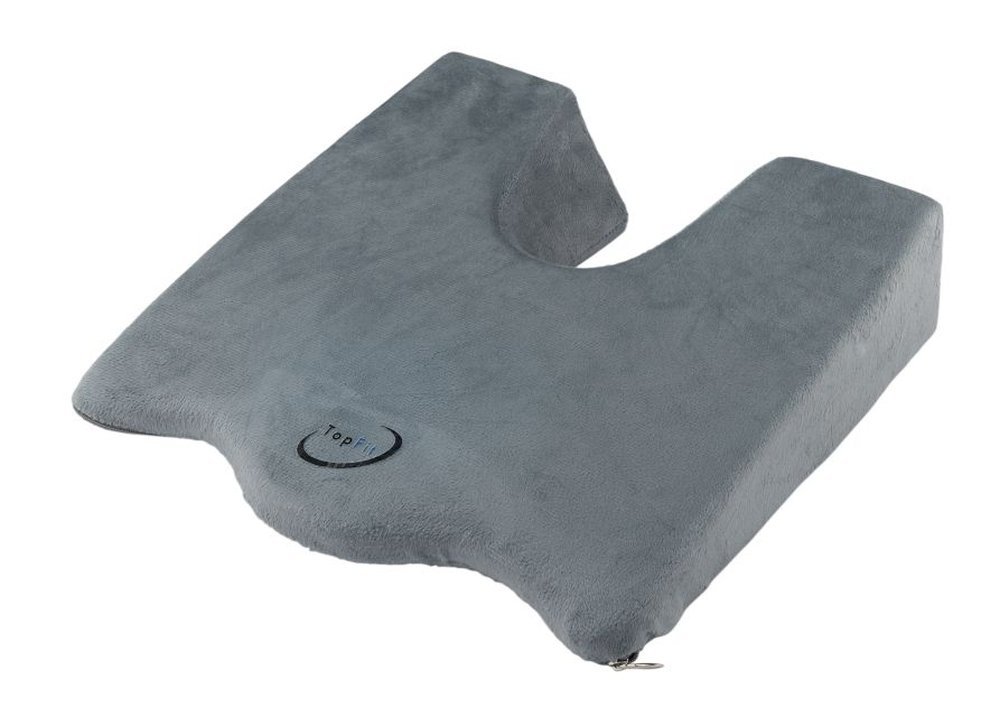 TopFit Wedge Cushion Coccyx Memory Foam For Cars And Trucks Seat ...