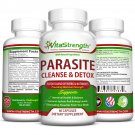 Premium Parasite Cleanse - Natural Intestine Detox with Black Walnut Wormwood...