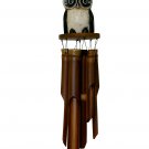 Cohasset 246 Tan Oscar Owl Bamboo Wind Chime CH246 831596006165